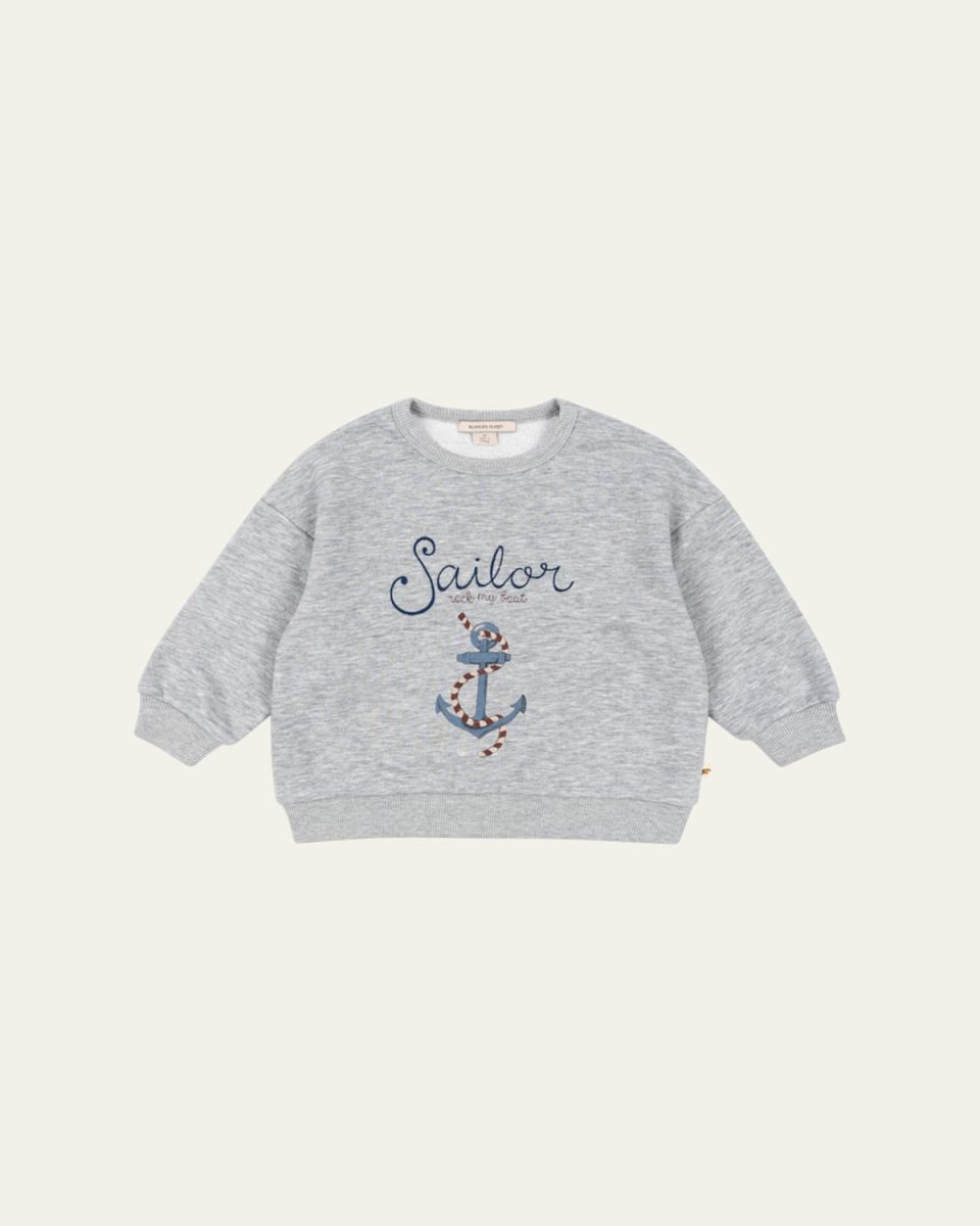 Boy's Lou Sailor Sweatshirt, Size 9M-10